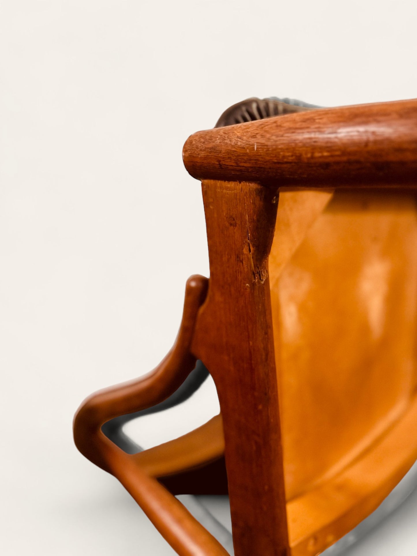 Pair of Vintage 1960s Mid Century Modern Danish Uldum Mobelfabrik Teak Chairs by Johannes Anderson