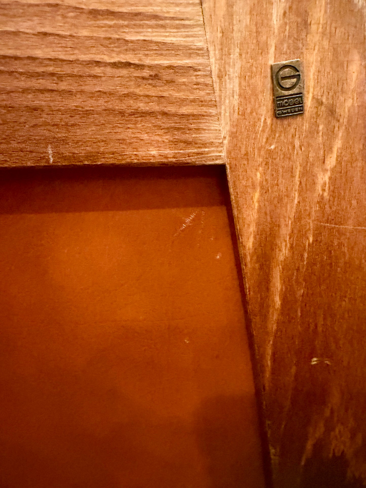 Vintage MCM Gote Möbler Lounge Chair and Ottoman, Made in Sweden