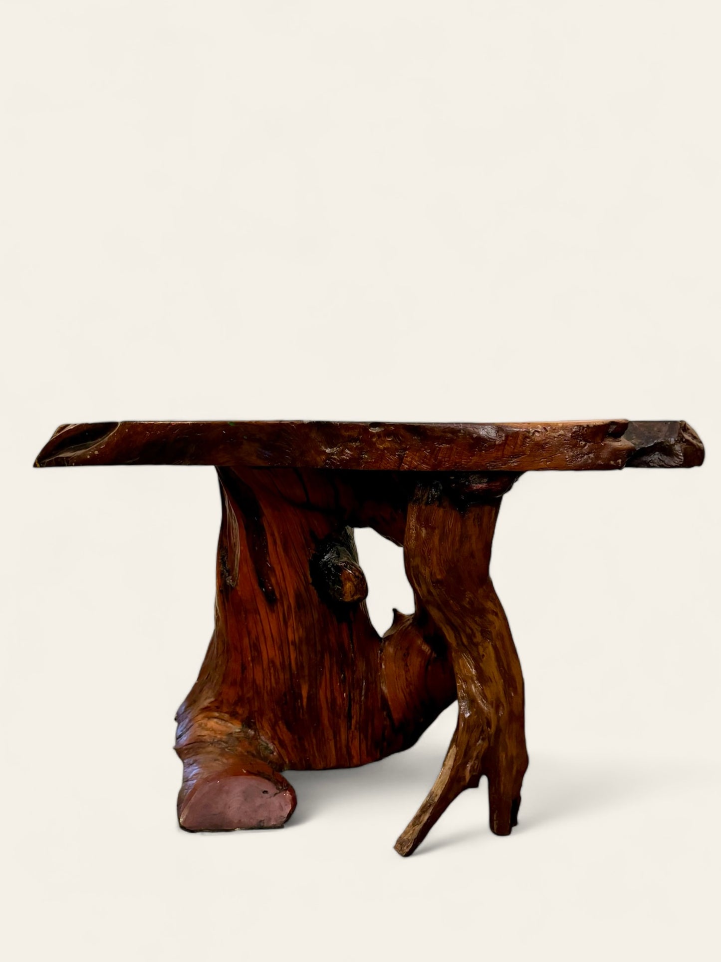 Vintage Live Edge Coffee or Side Table
