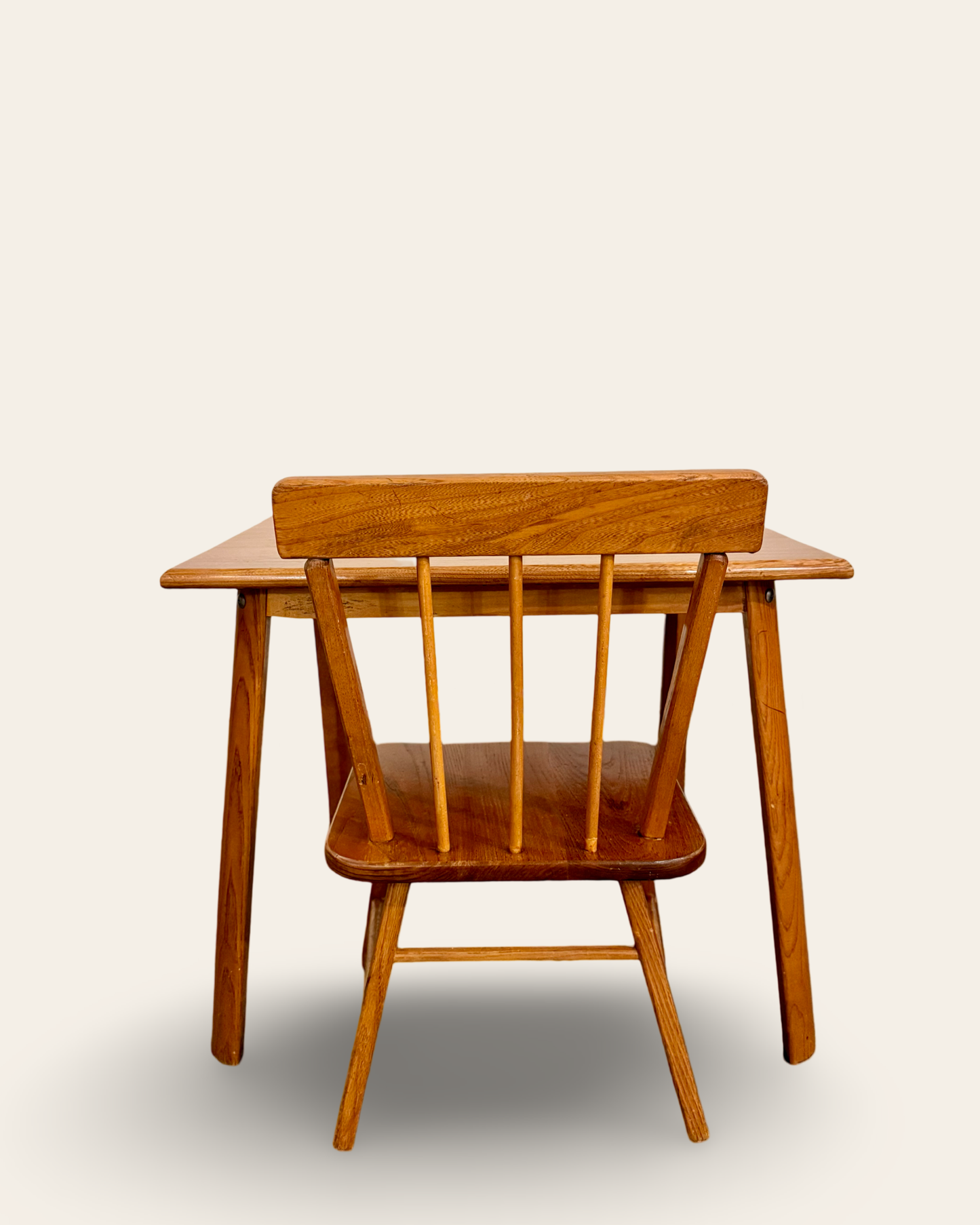 Vintage MCM Delphos Bending Company Child’s Table and Chair