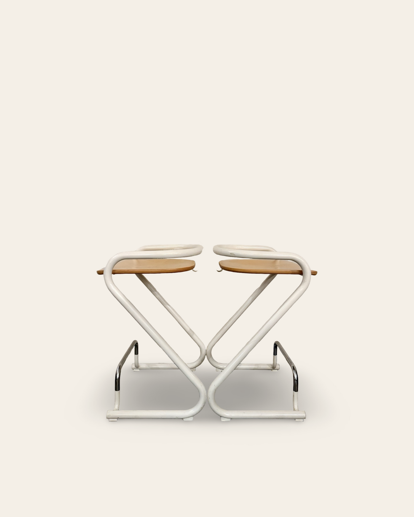 Set of 4 Vintage Post Modern Scandinavian S70-3 Bar Stools by Borge Lindau & Bo Lindekrantz for Lammhults