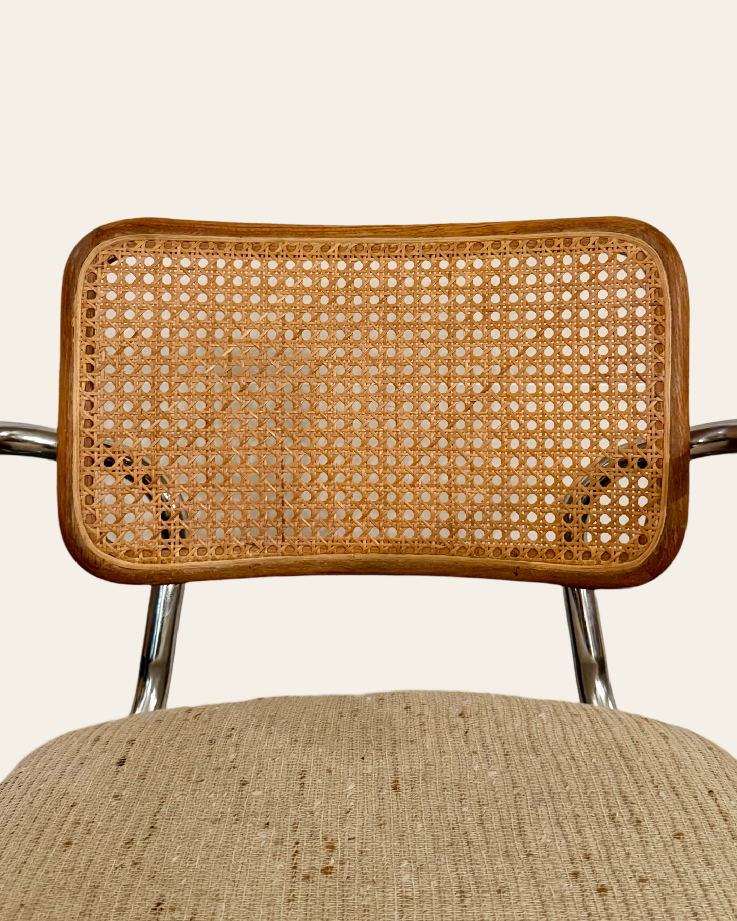 Pair of Vintage MCM Marcel Breuer Style Cesca Chairs by Rachlin Furn. Co.