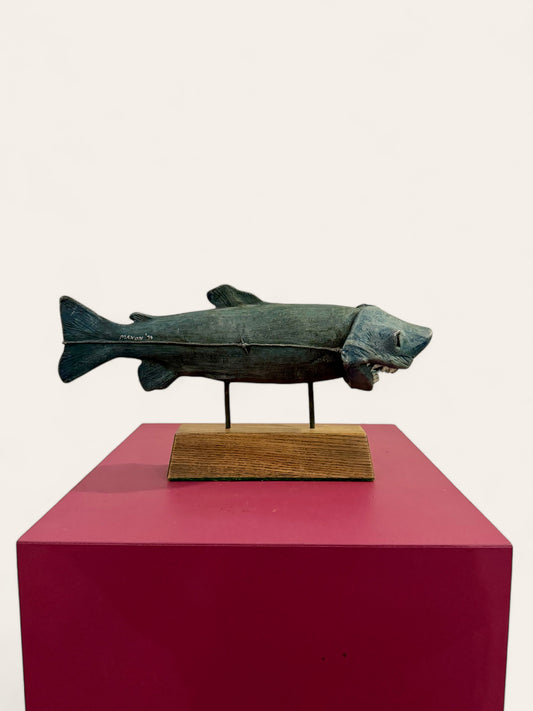 Vintage 1994 Stephen Maxon "Shark" Metal Sculpture Pop Art