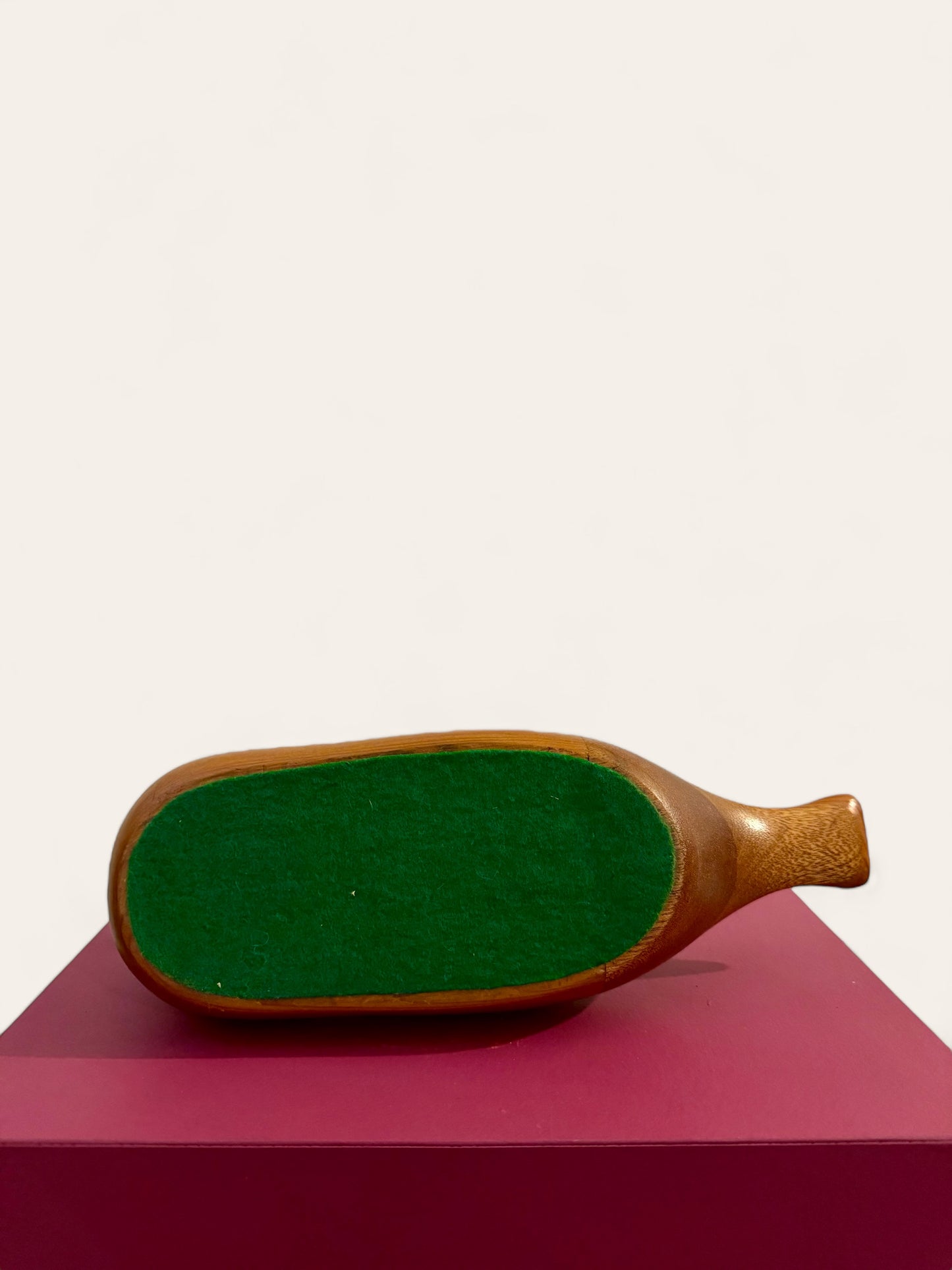 Beautiful Vintage Two-tone Wooden Duck with Clean Lines