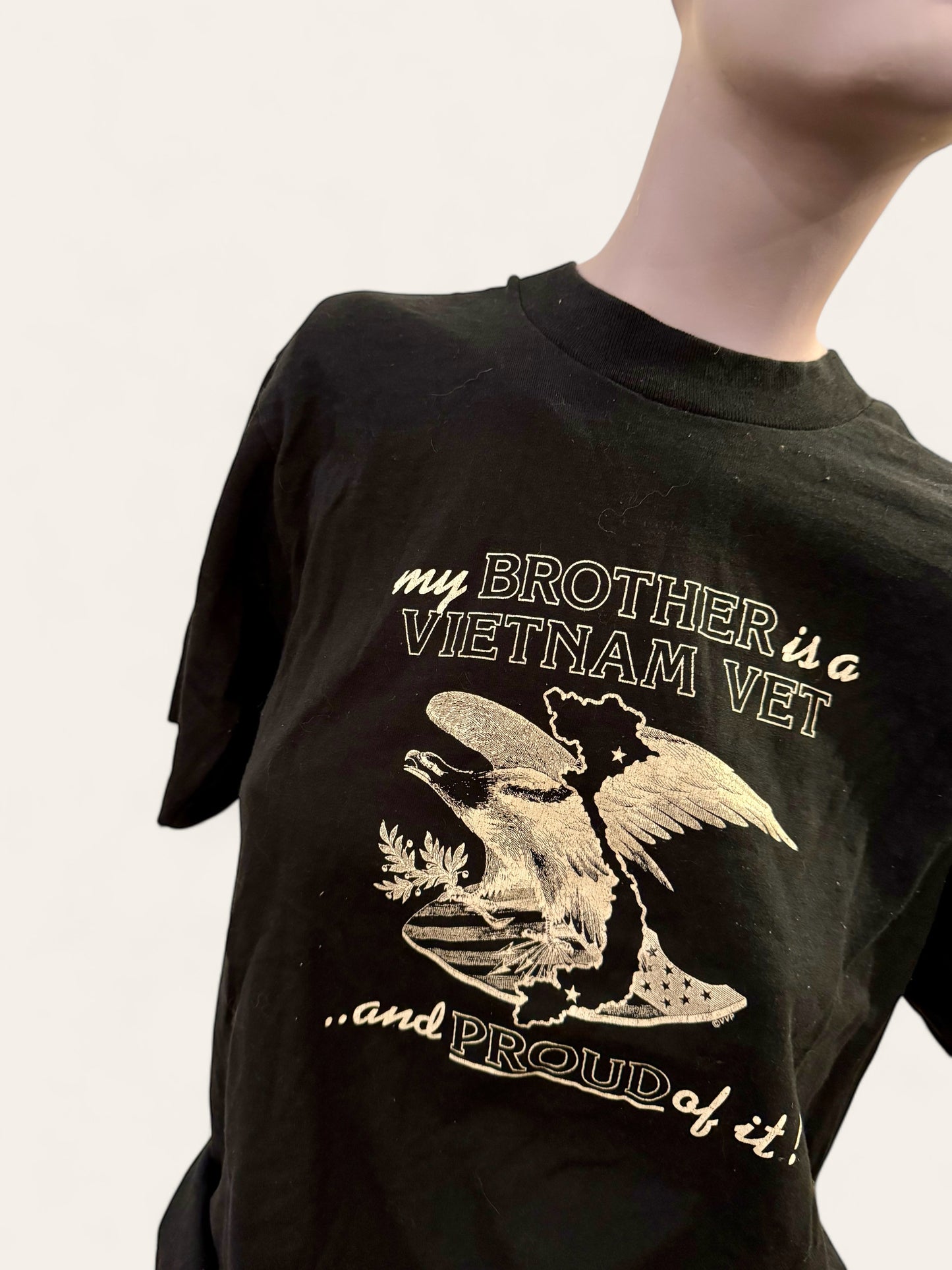 Vintage "My Brother is a Vietnam Vet... and Proud of it!" Screen Stars Best T-shirt