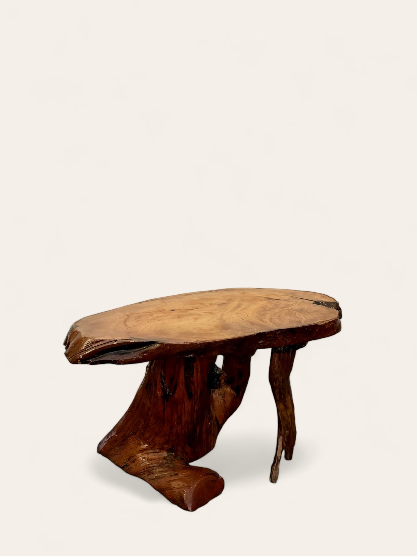 Vintage Live Edge Coffee or Side Table