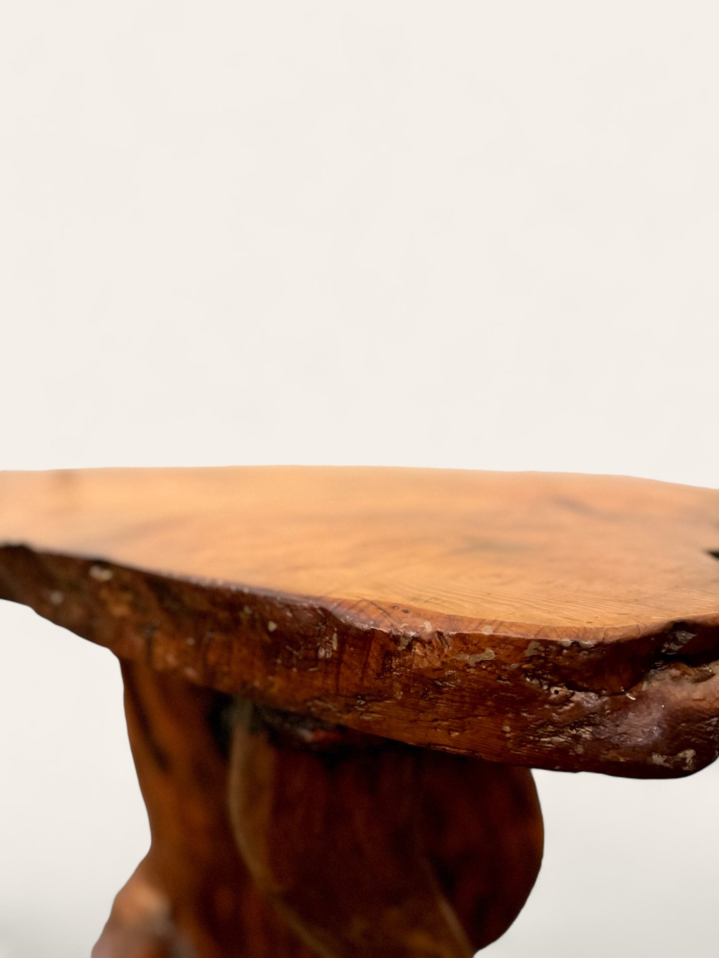 Vintage Live Edge Coffee or Side Table