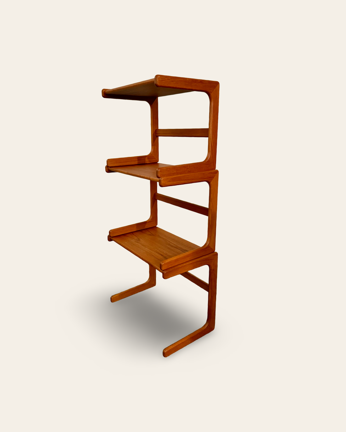 Vintage 1960s MCM Set of 3 Nesting Tables by Salin Nyborg Møbler
