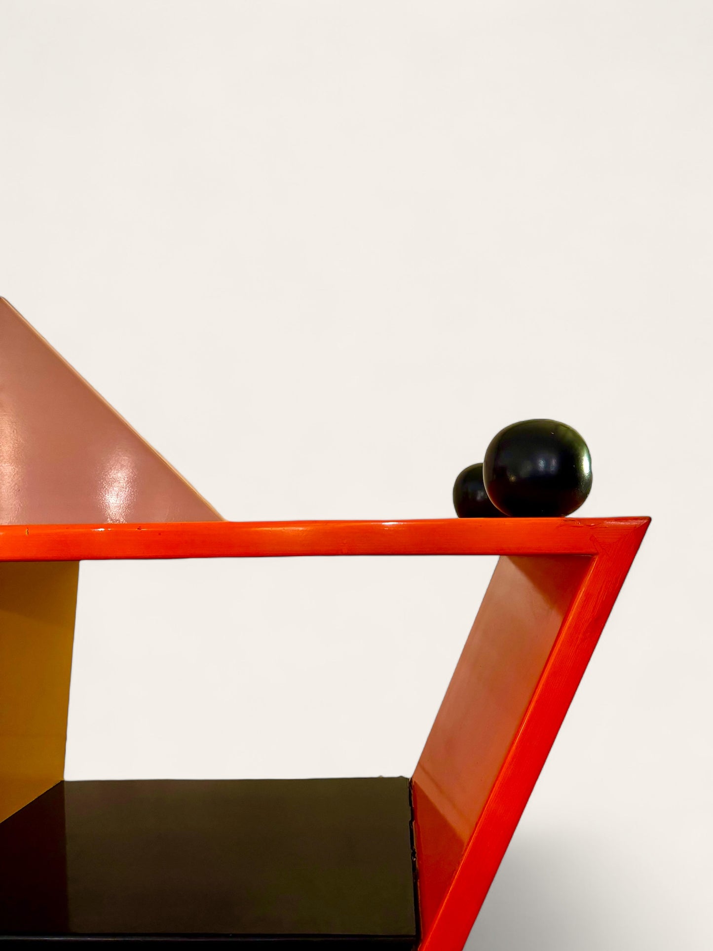 Rare 1980s Milo Baughman for Thayer Coggin Prisma Shelving Unit - Pop Art