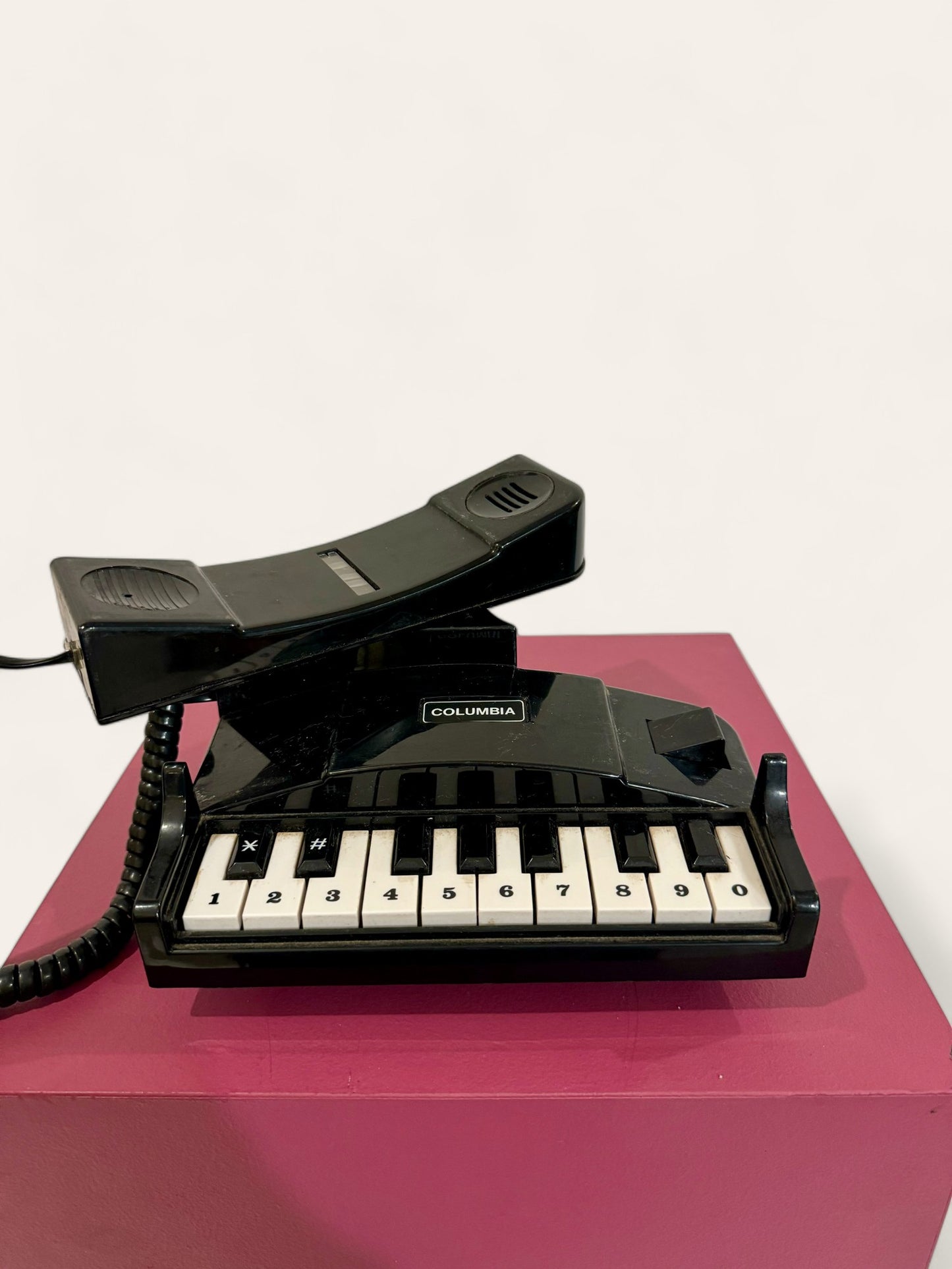 Vintage 1985 Columbia Baby Grand Piano Phone