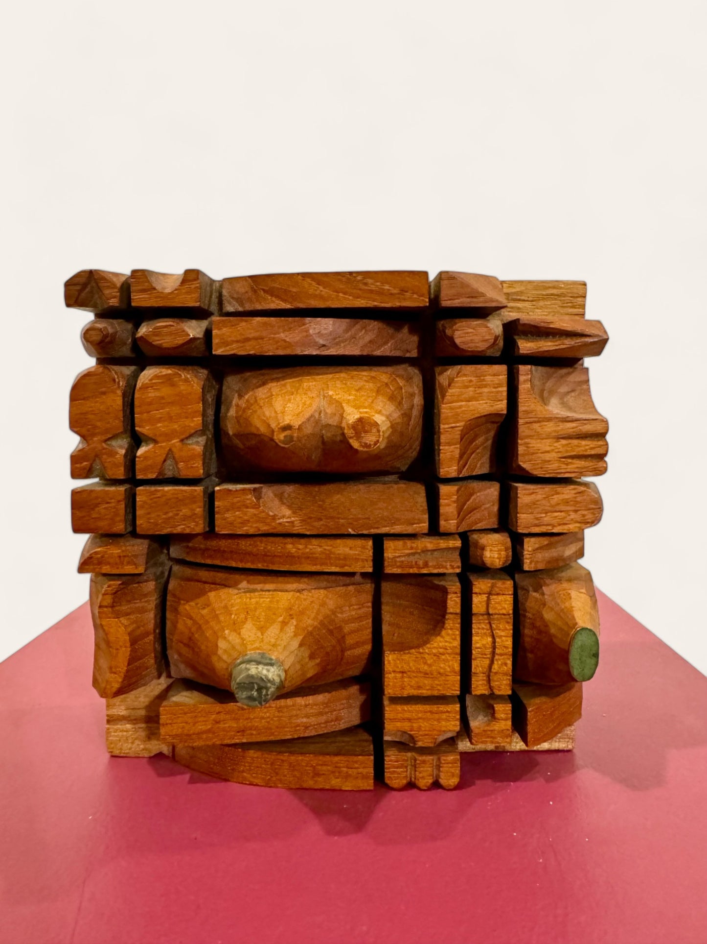 Rare Vintage JD (Jay) Wilson MCM Wood Sculpture Art