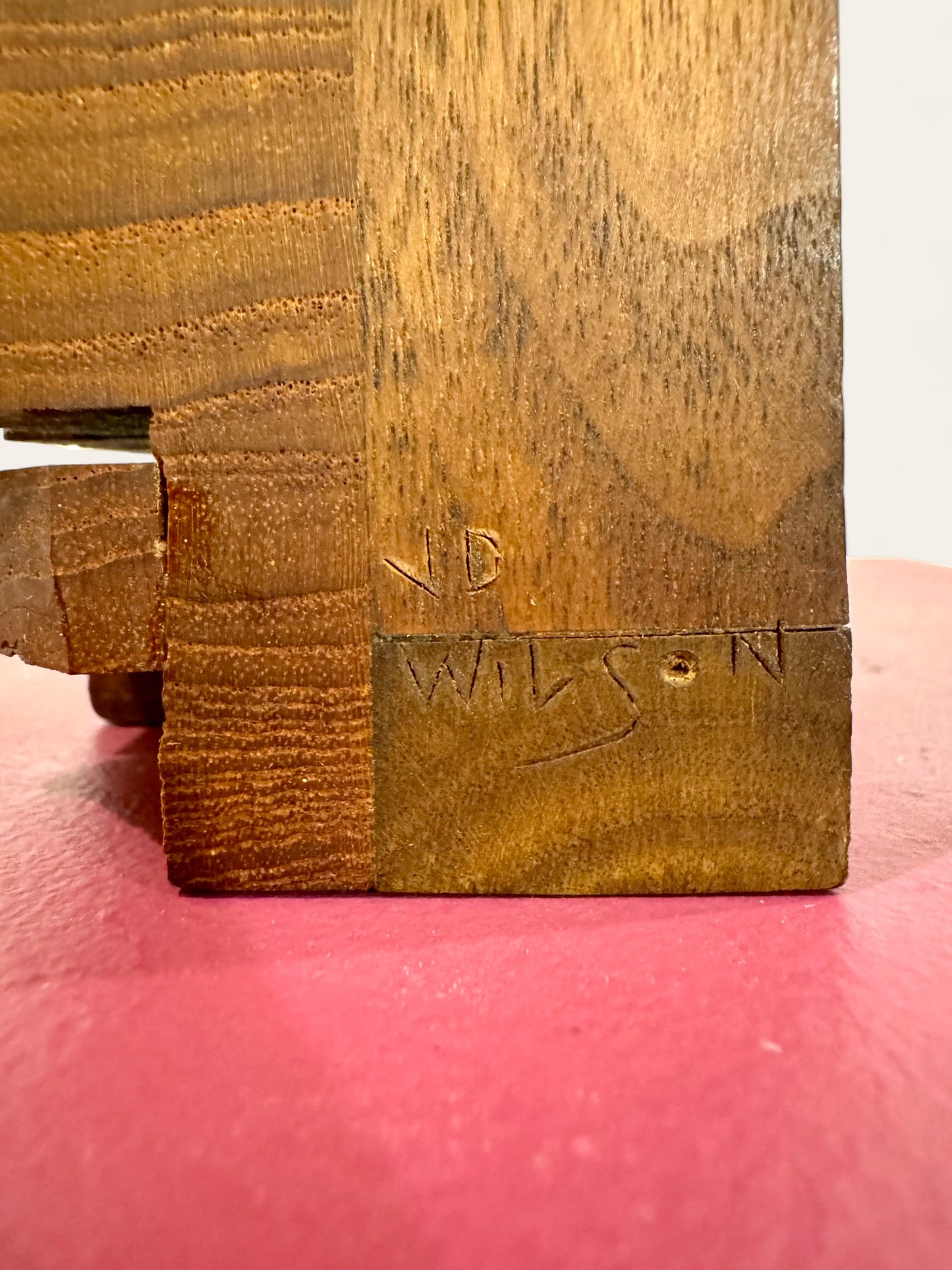Rare Vintage JD (Jay) Wilson MCM Wood Sculpture Art