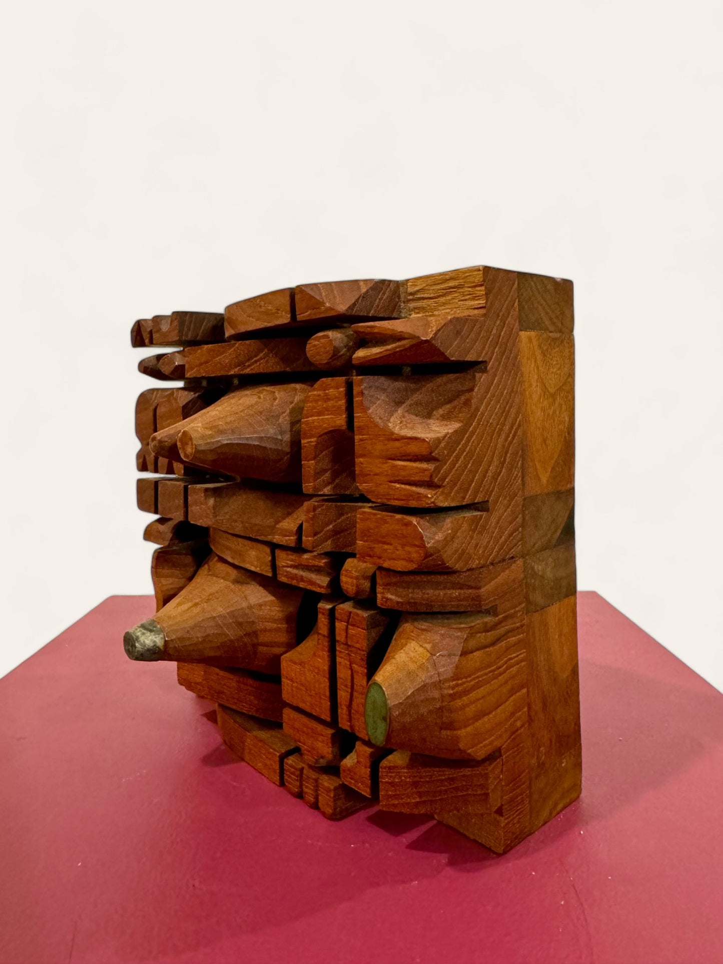 Rare Vintage JD (Jay) Wilson MCM Wood Sculpture Art