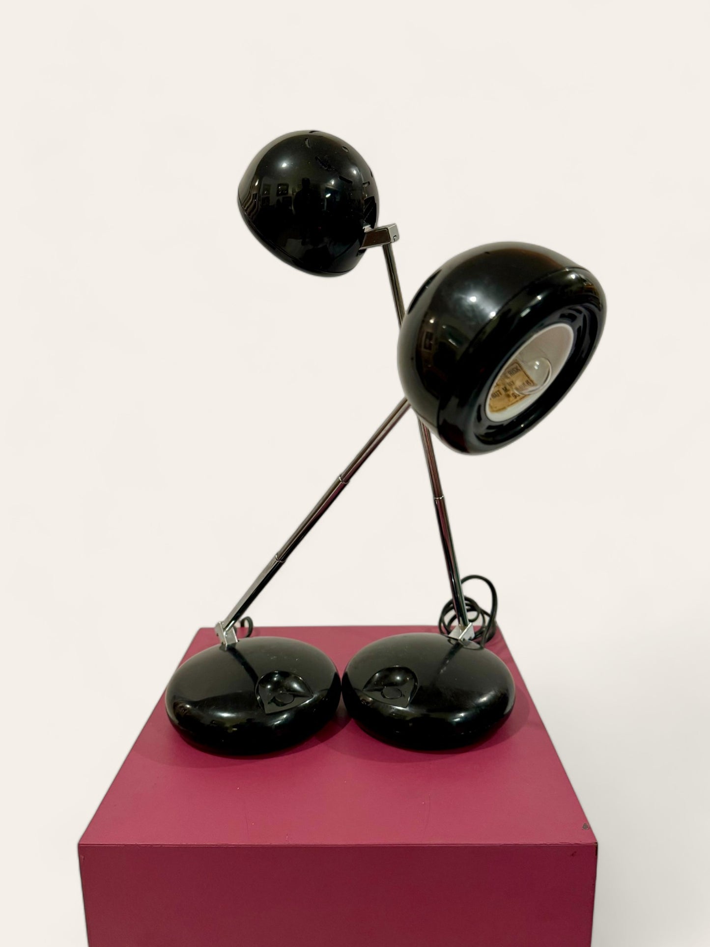 Pair of Vintage Tensor Adjustable Telescoping Eyeball Lamps