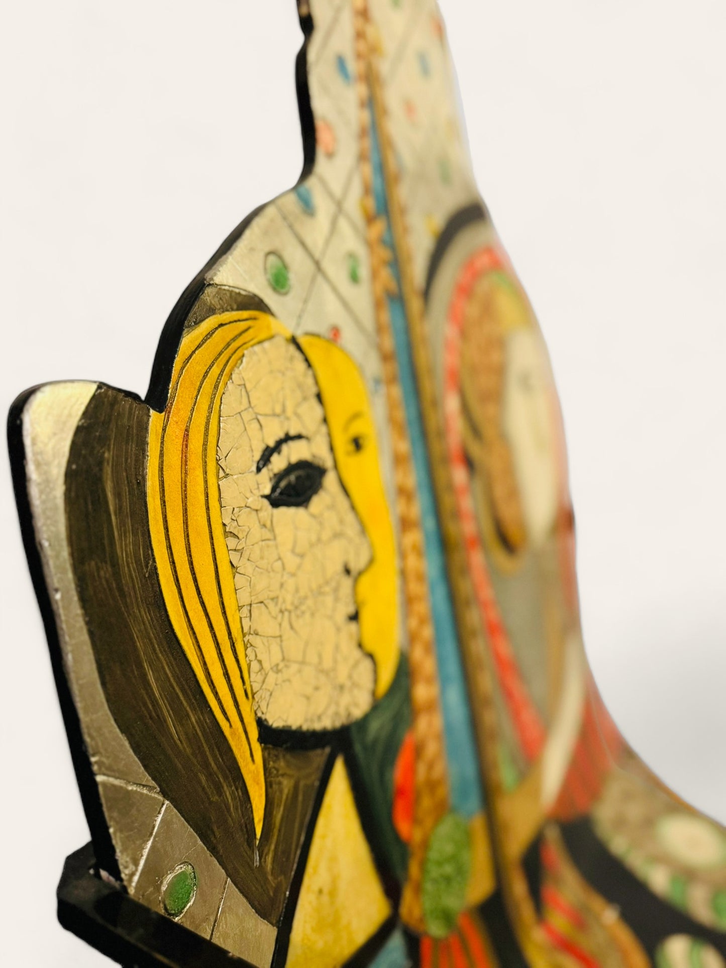 Rare Vintage Sculptural 1970s Picasso Style Chair