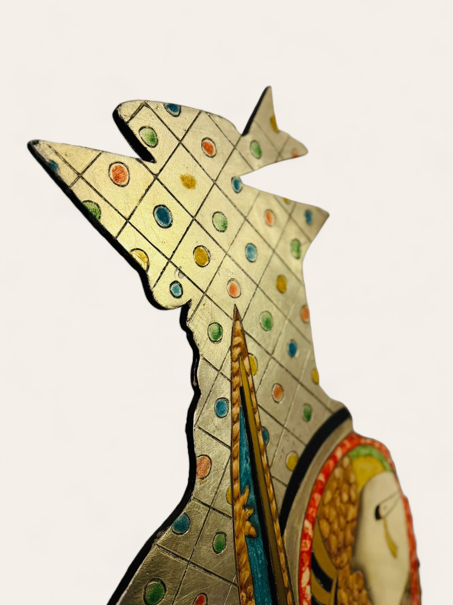 Rare Vintage Sculptural 1970s Picasso Style Chair