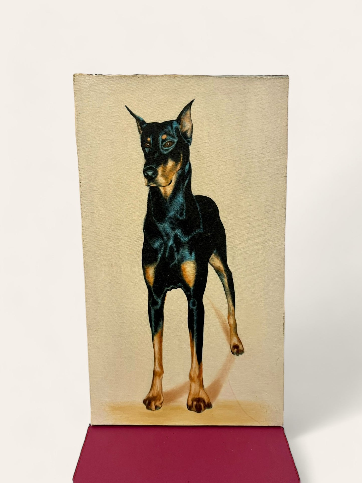 Original Painting of a Doberman Pincher