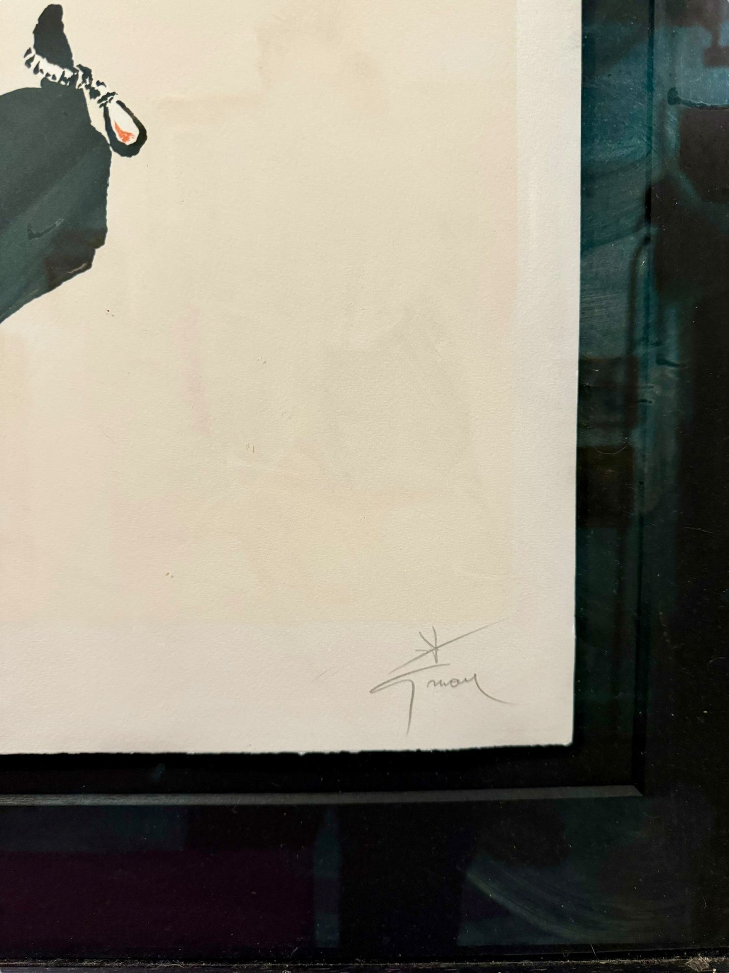 Vintage Rene Gruau Madame Figaro 1984 Hand Signed and Hand Numbered Print