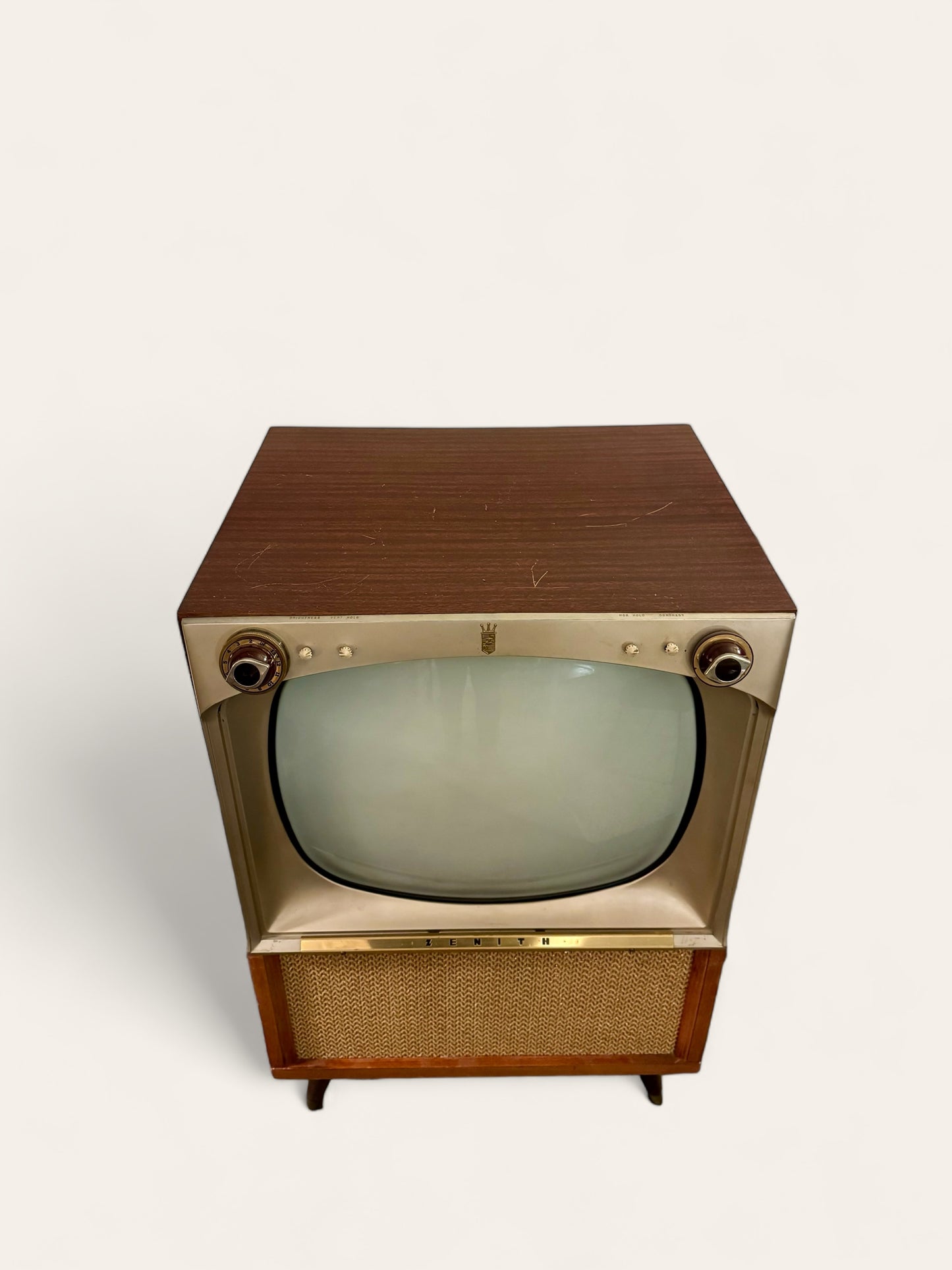 1956 Vintage Atomic MCM Zenith Television Set