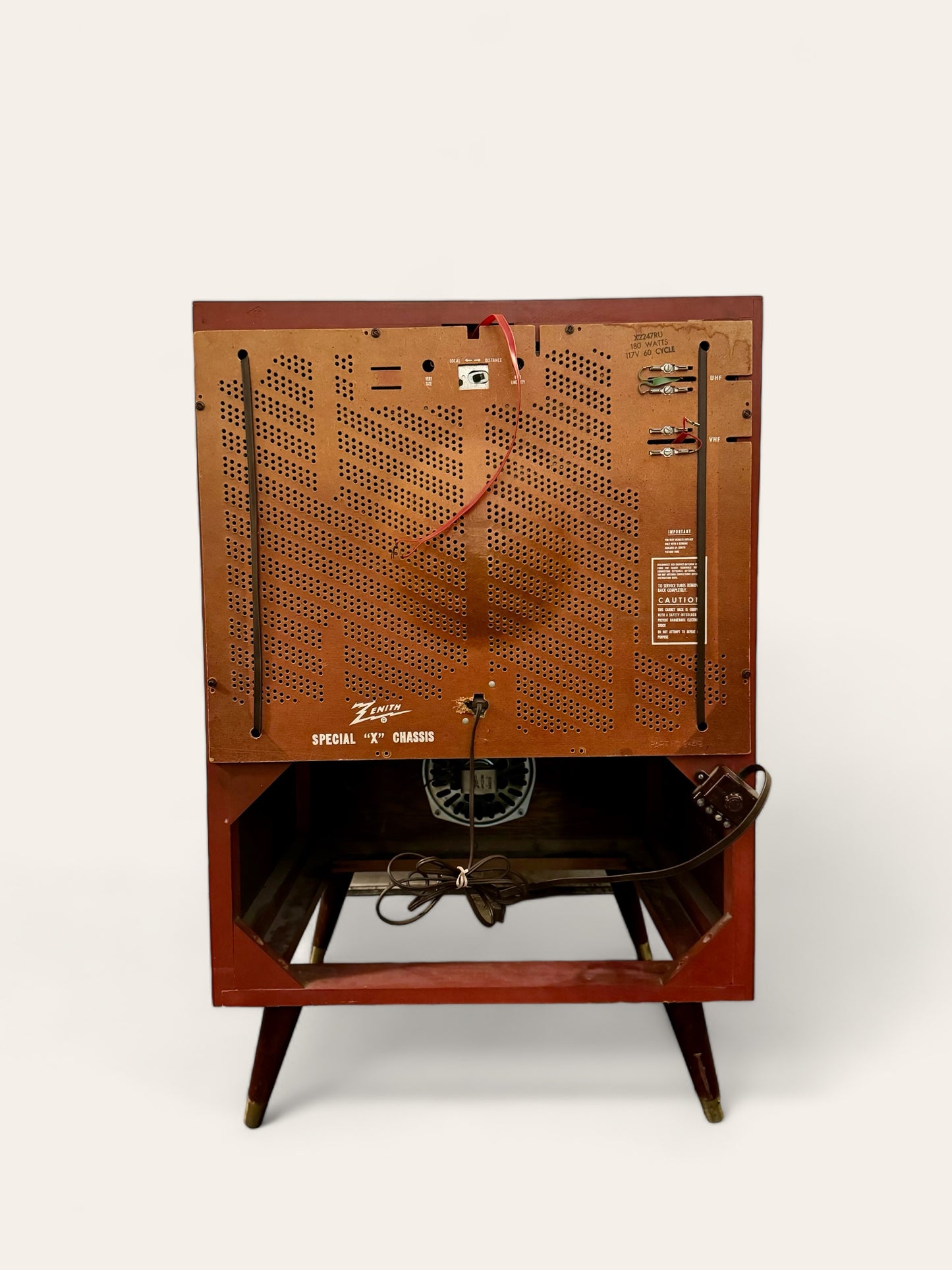 1956 Vintage Atomic MCM Zenith Television Set