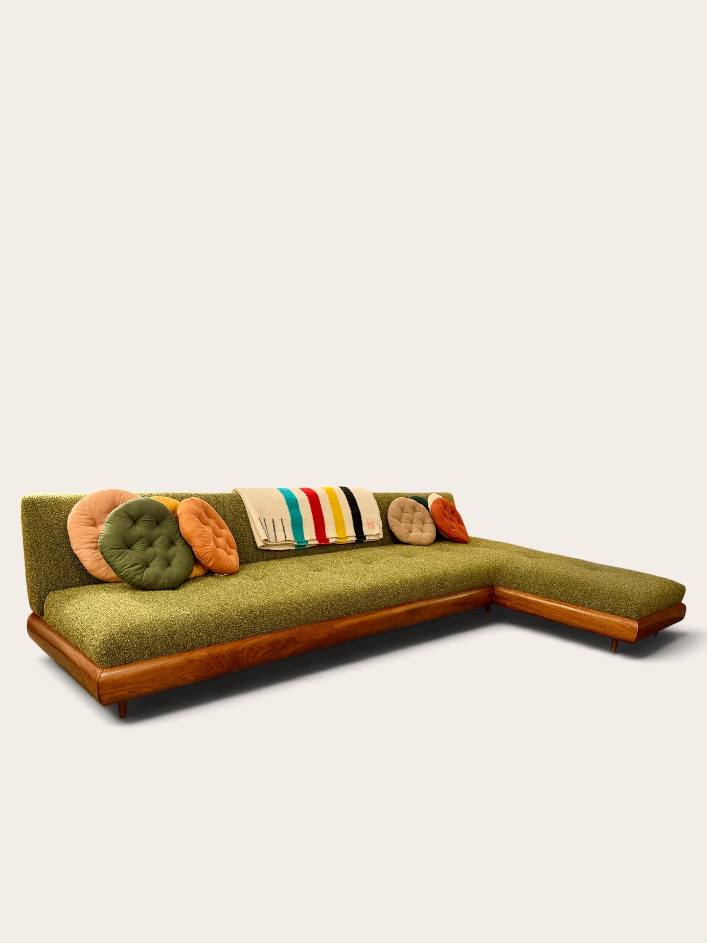 Rare Vintage MCM Adrian Pearsall Model 1600-S “Boomerang” Sectional for Craft Associates | Newly Reupholstered