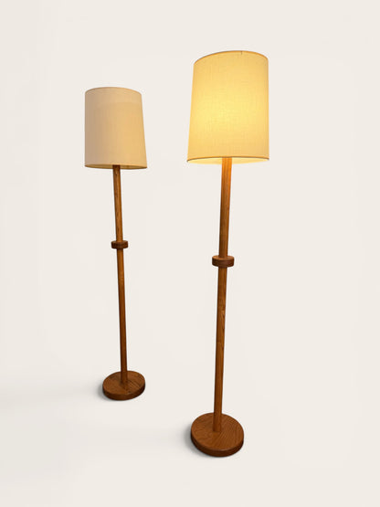 Pair of Vintage Mid-Century Modern Floor Lamps | Danish Modern Style | c. 1960s/70s