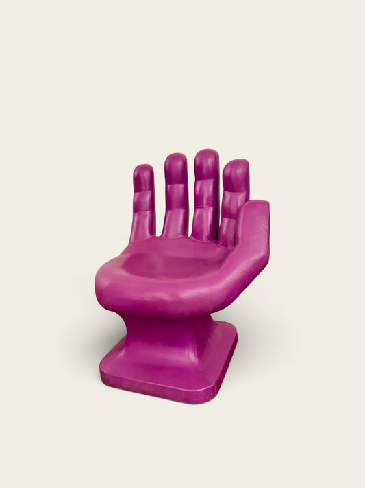 Vintage Pop-Art Magenta Hand Chair