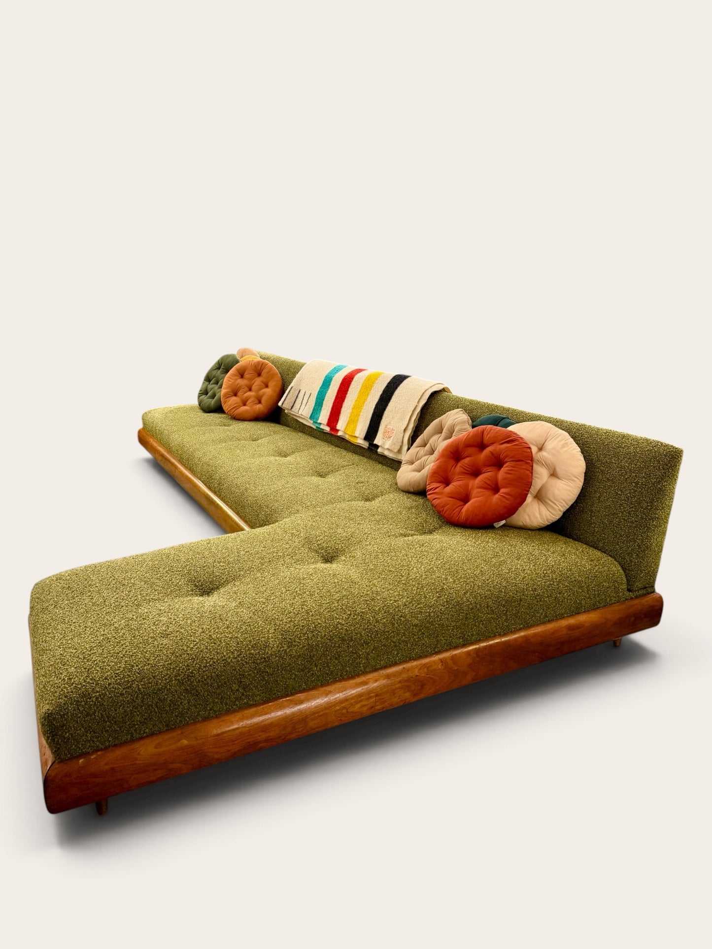 Rare Vintage MCM Adrian Pearsall Model 1600-S “Boomerang” Sectional for Craft Associates | Newly Reupholstered