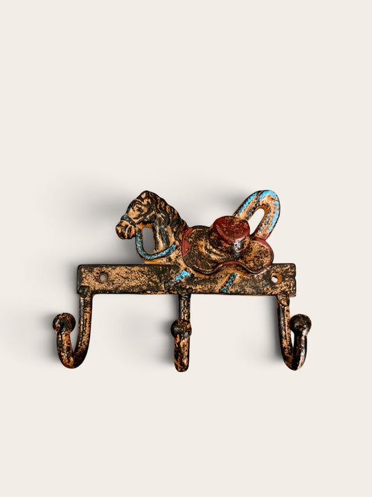 Cast-Iron Horse Wall Hooks