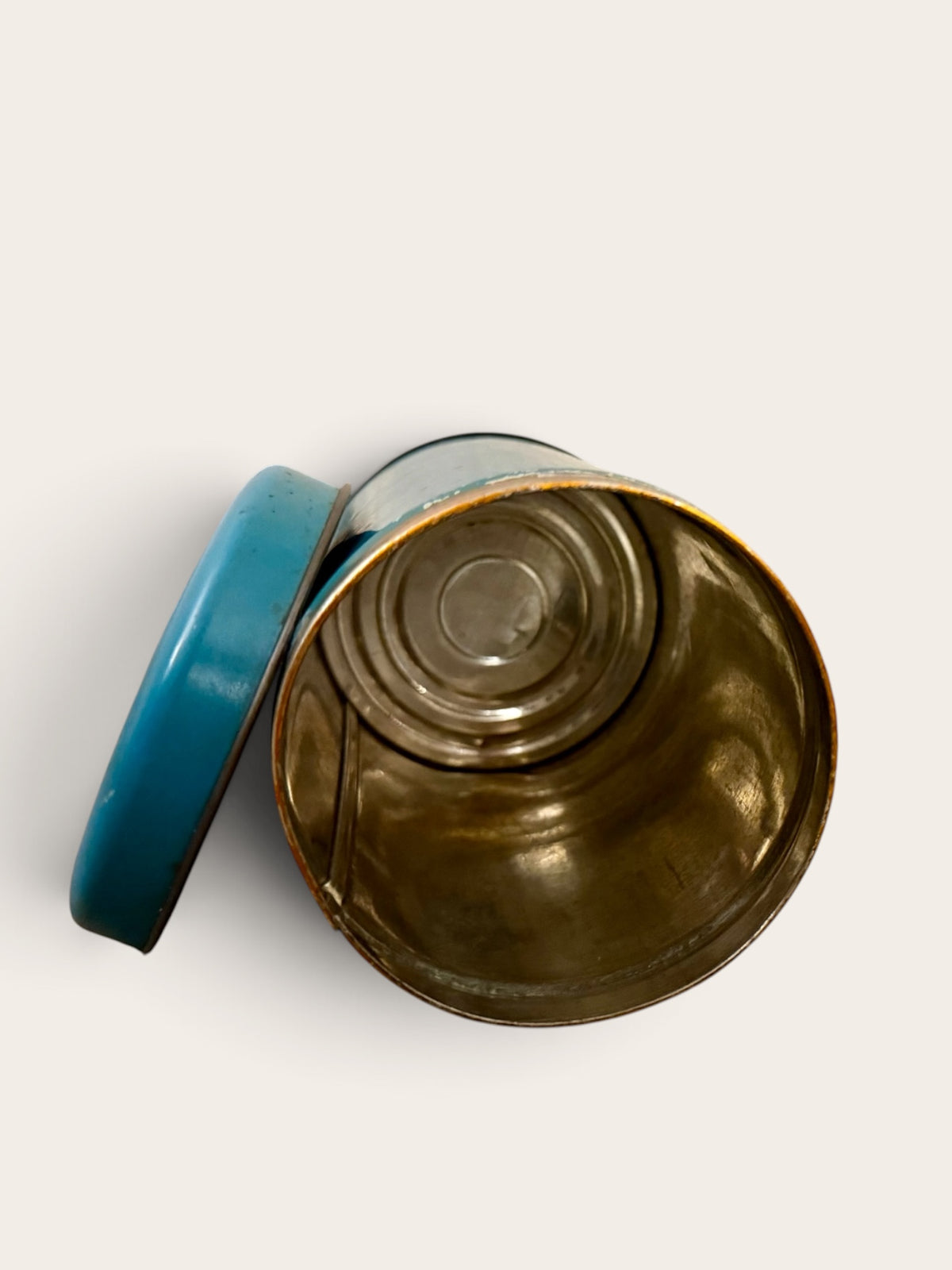 Vintage Turquoise Coffee Canister