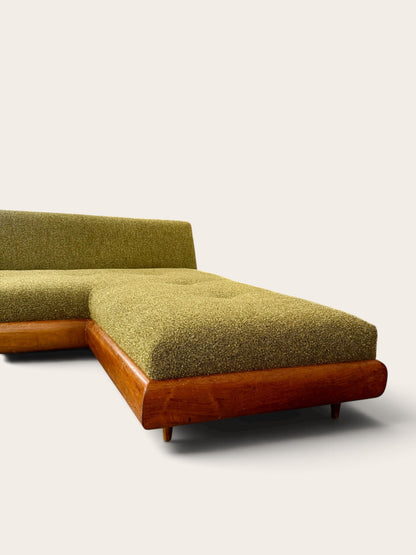 Rare Vintage MCM Adrian Pearsall Model 1600-S “Boomerang” Sectional for Craft Associates | Newly Reupholstered