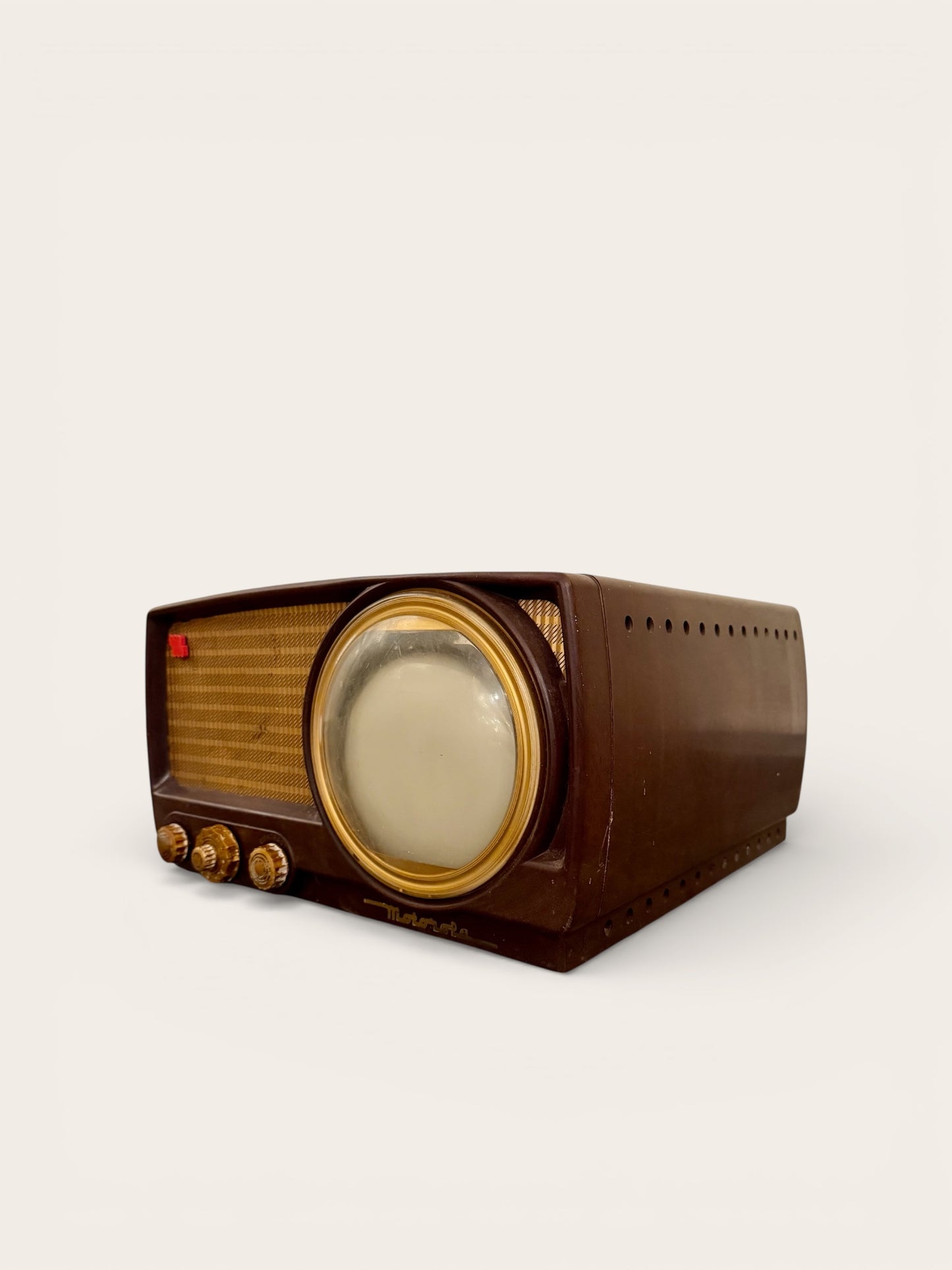 Vintage Motorola 5” Electrostatic TV – Bakelite Porthole Television (1940s)