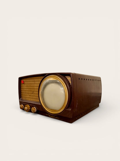 Vintage Motorola 5” Electrostatic TV – Bakelite Porthole Television (1940s)