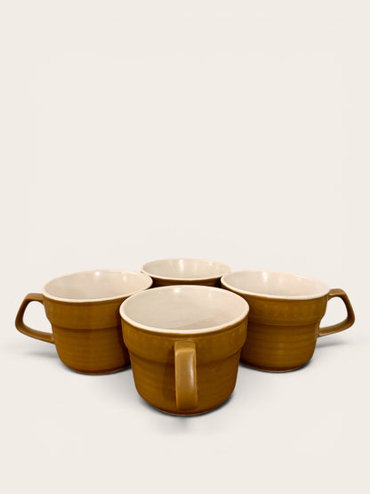 Vintage MCM Casual Ceram Japan Mug Set