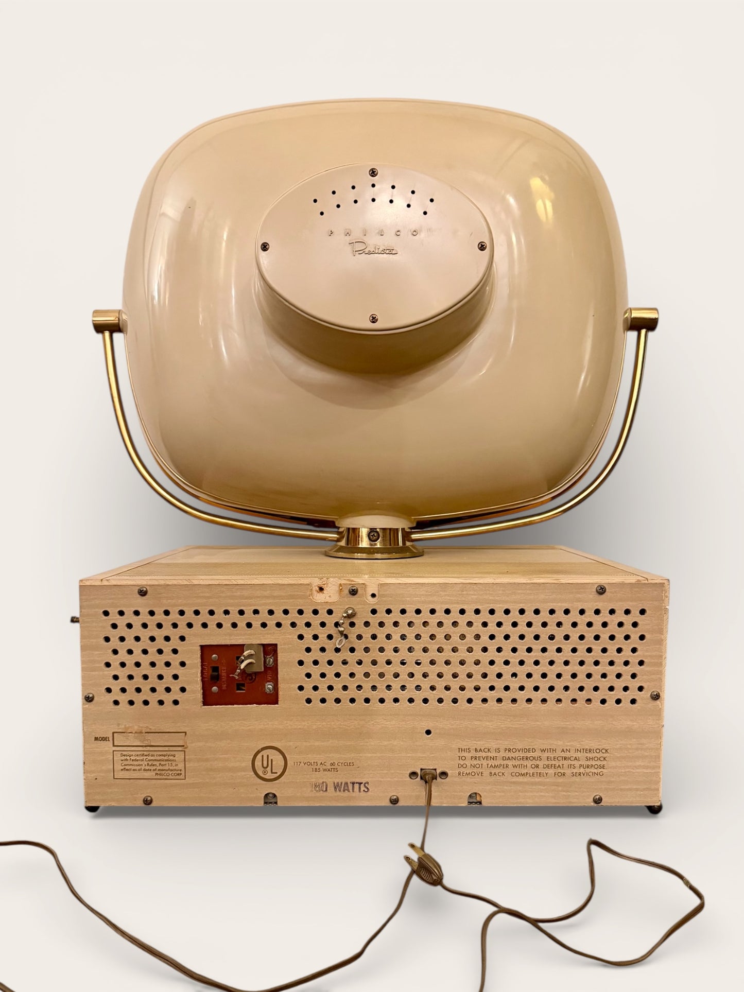 Iconic Vintage MCM Atomic Space-Aged Philco Predicta Debutante Television