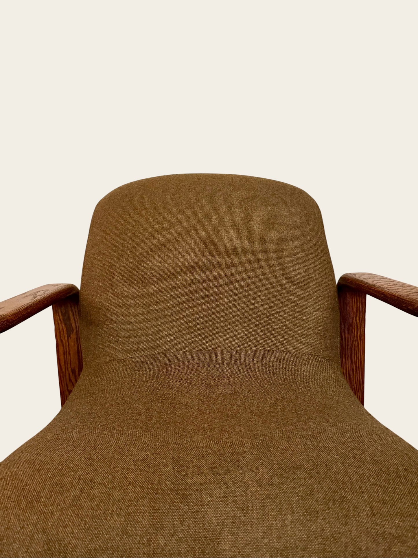 Vintage 1970s MCM Kimball Bent Oak Lounge Chairs