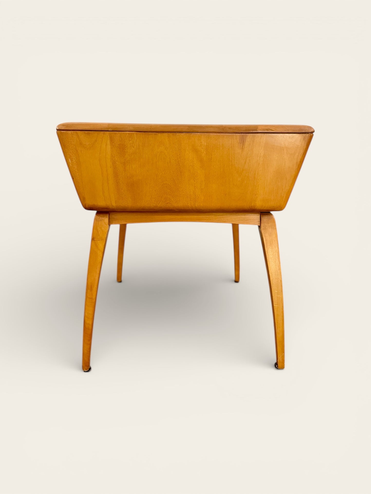 1950s/60s Vintage MCM Heywood-Wakefield Open Lamp Table - Model M1588 G