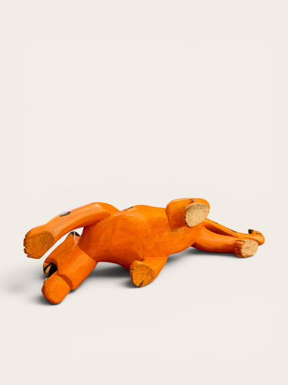 Hand-Carved Folk Art Jaguar