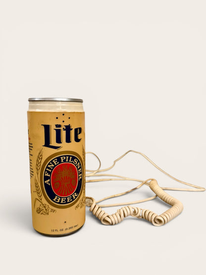Vintage Miller Lite Beer Can Push-Button Telephone