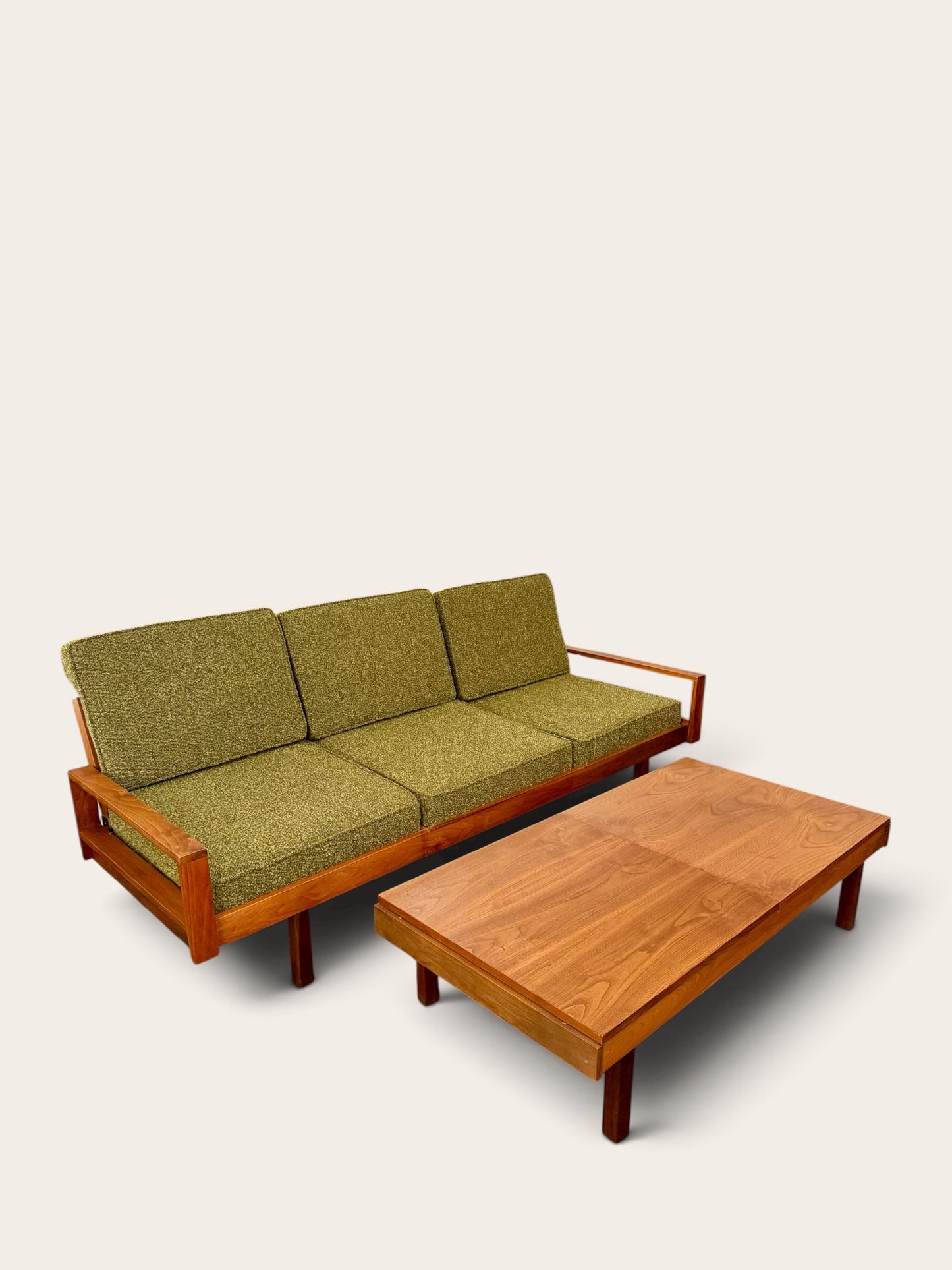 Rare Vintage 1960s MCM Martin Borenstein for Brown Saltman Modular Platform Sofa