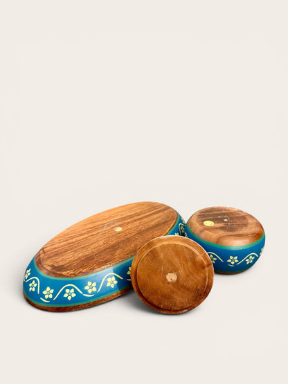 Vintage Philippine Hand-Painted Set