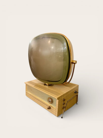Iconic Vintage MCM Atomic Space-Aged Philco Predicta Debutante Television