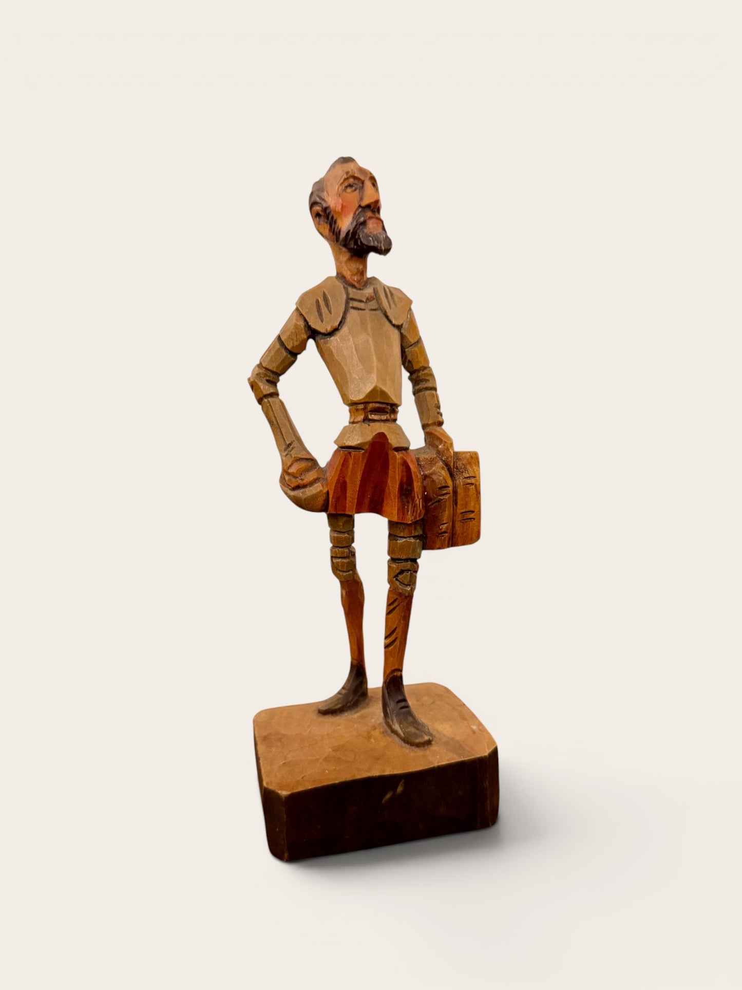 Vintage Hand-Carved Don Quixote Figure