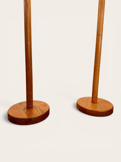Pair of Vintage Mid-Century Modern Floor Lamps | Danish Modern Style | c. 1960s/70s