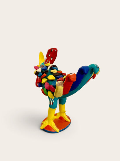 Vintage Ortega Mexican Folk Art Rooster