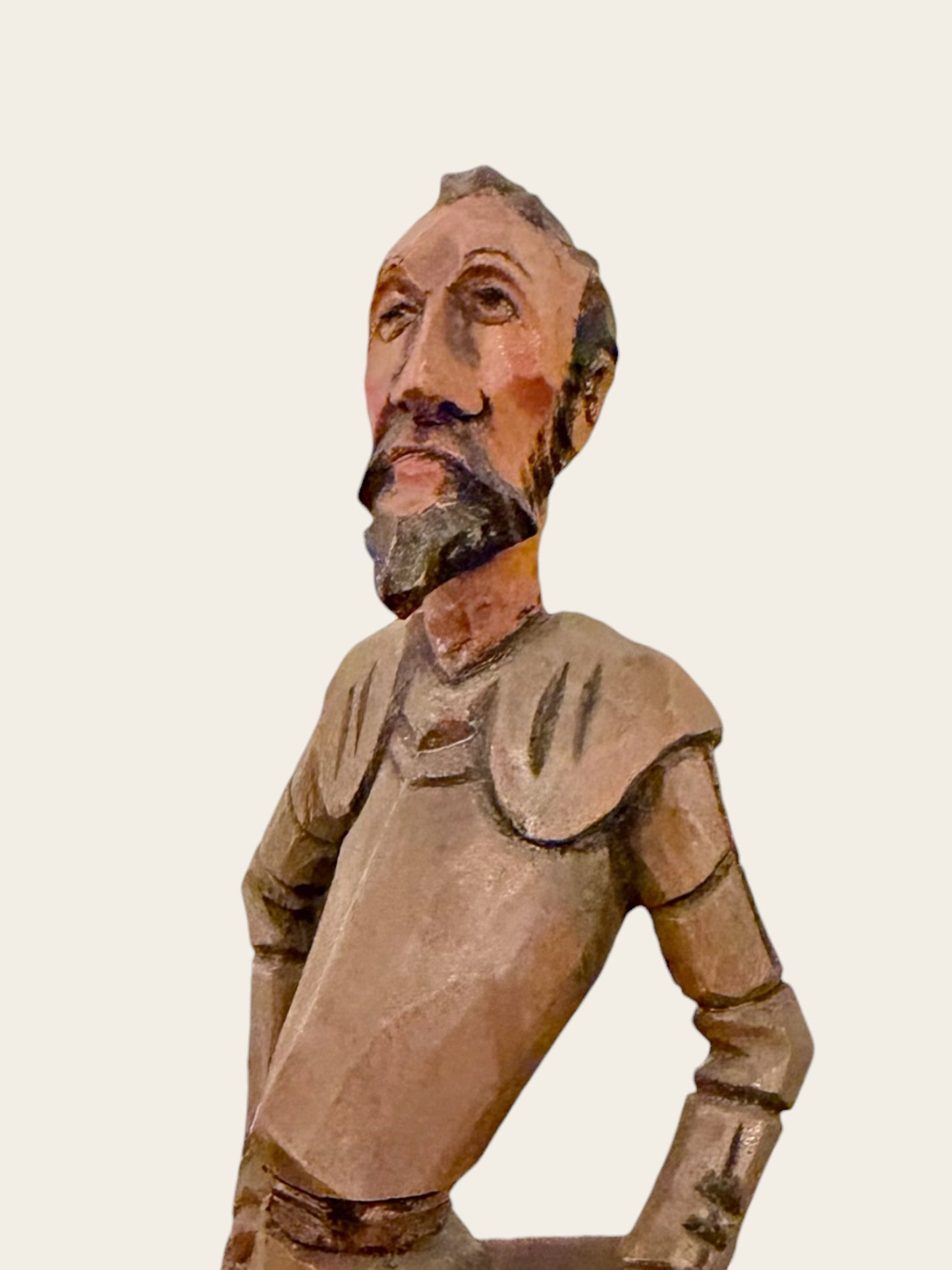 Vintage Hand-Carved Don Quixote Figure