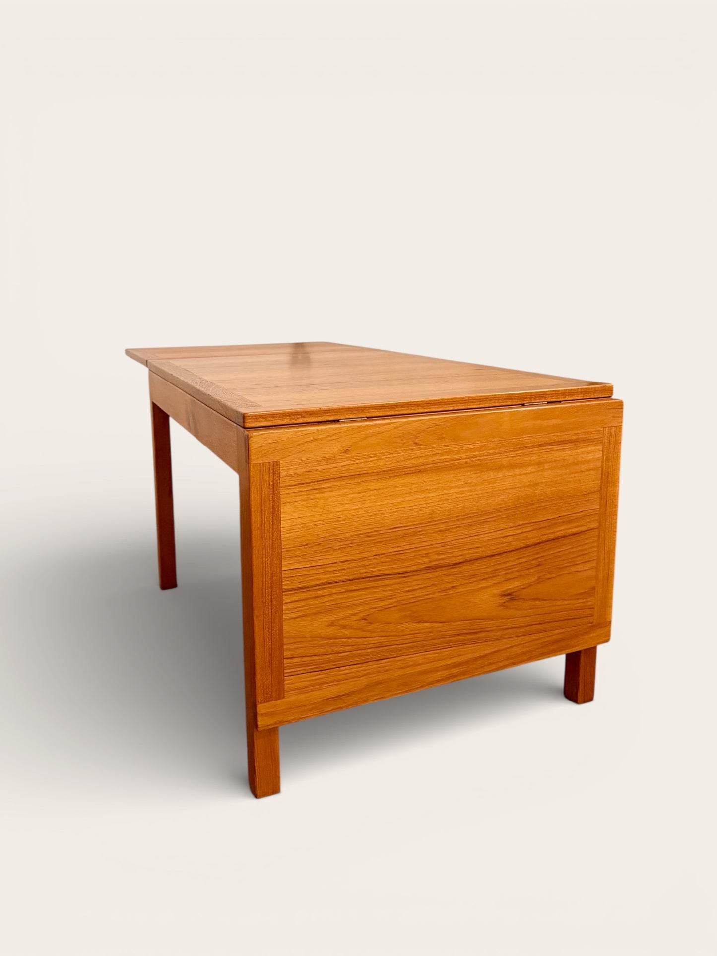 Vintage 1960s MCM Børge Mogensen Teak Drop-leaf Coffee Table for Fredericia Stolefabrik