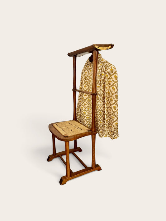 Vintage Italian SPQR Gentleman’s Valet Chair | Made in Italy | 1960s
