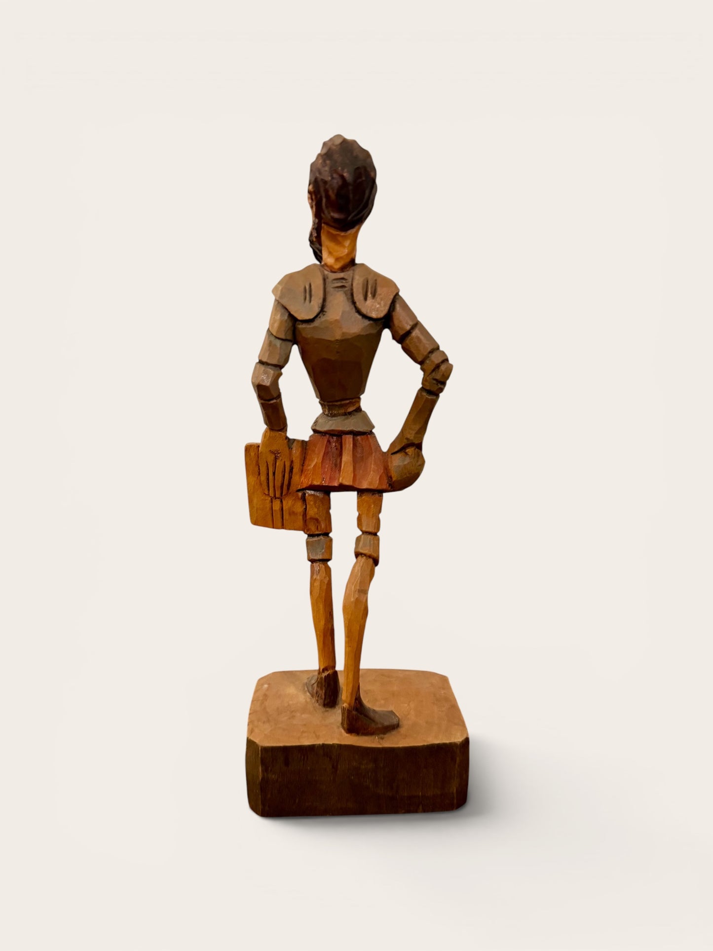 Vintage Hand-Carved Don Quixote Figure