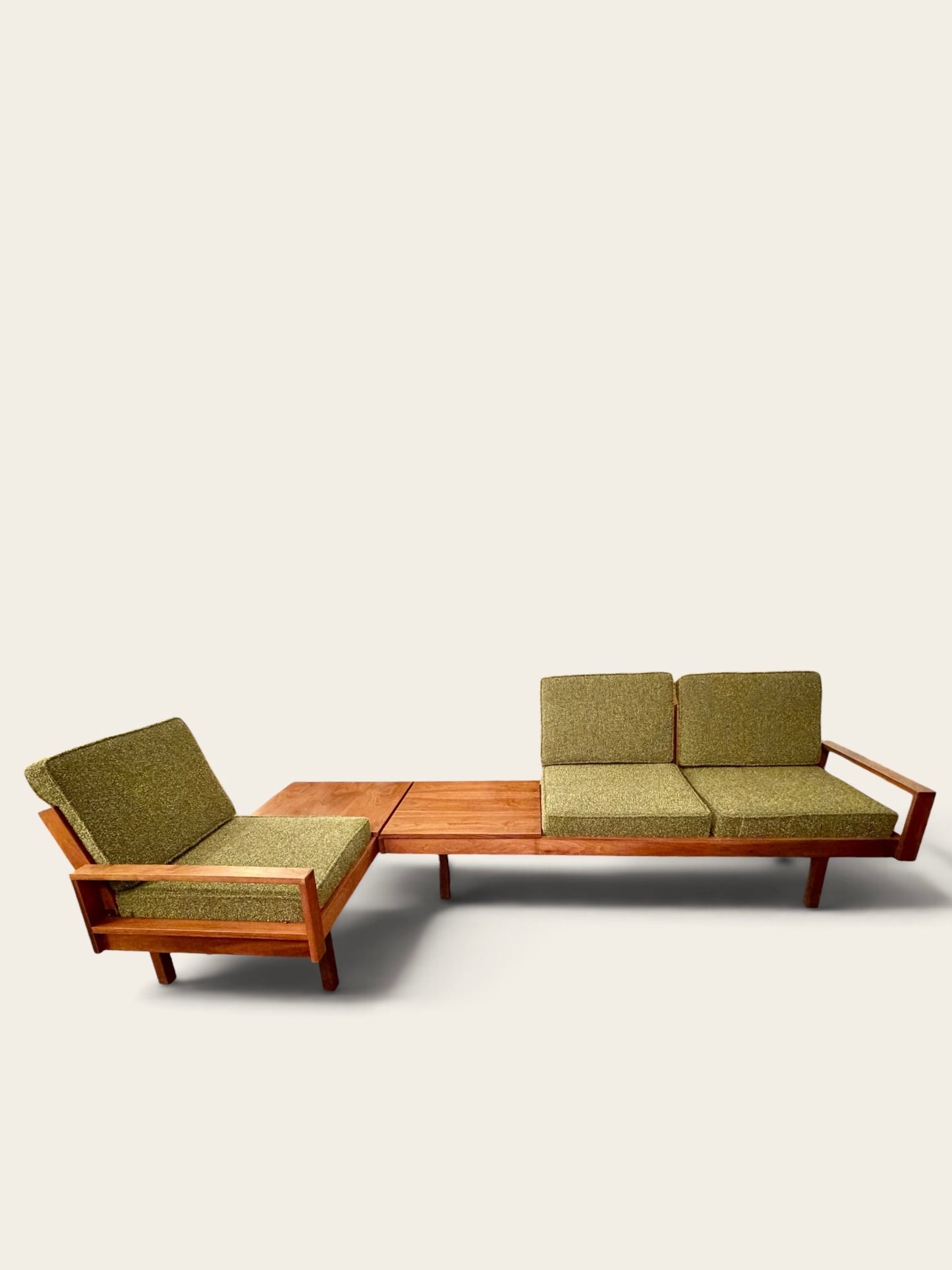 Rare Vintage 1960s MCM Martin Borenstein for Brown Saltman Modular Platform Sofa